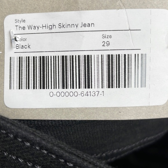 Everlane The Way High Skinny Jean Black size 29 Regular NWT - Picture 8 of 9